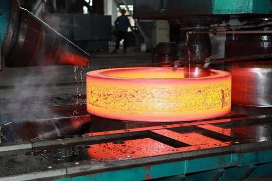 Xử lý nhiệt Gia công thô Vòng 34CrNiMo6 rèn Vòng kim loại lớn