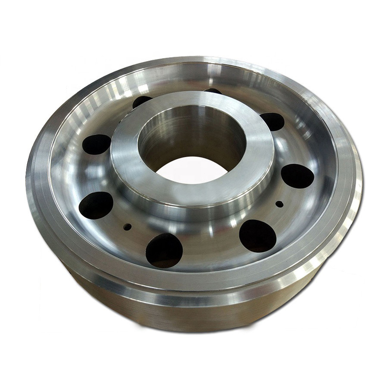Máy gia công CNC Thép St52 A36 Sản phẩm bánh xe ISO 9001 A105 Bánh xe thép rèn